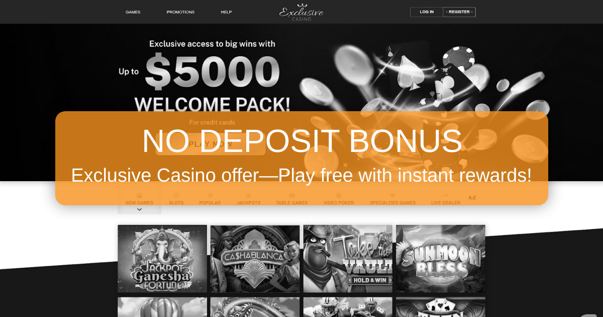 Exclusive Casino No Deposit Bonus & Promo Codes: The Official Source