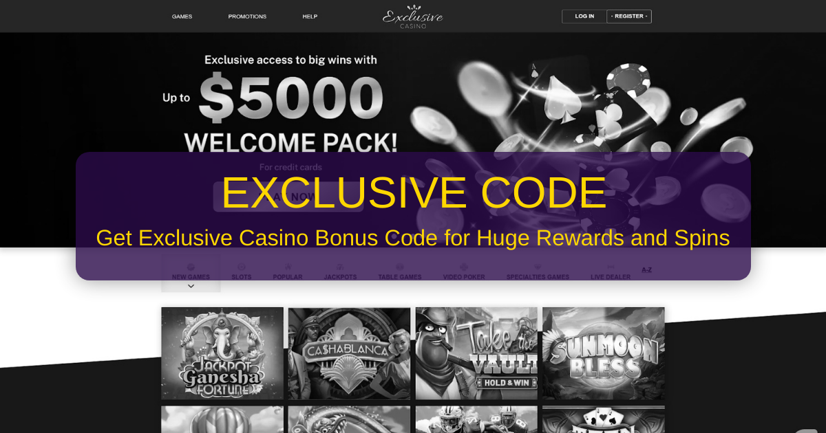 Exclusive Casino Bonus Code - Top US Deals 2026 | Verified